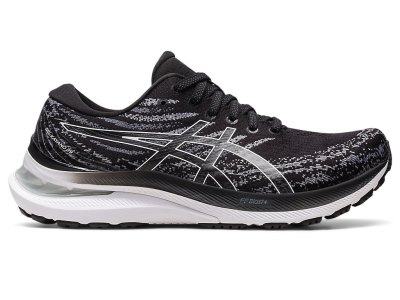 Women's Asics Gel-kayano 29 Running Shoes Black/White Canada | CA4563-481