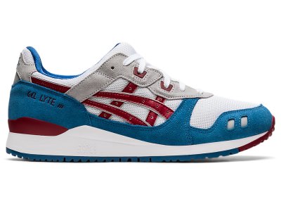 Women's Asics Gel-lyte III OG Sneakers Azure/Beet Juice Canada | CA8105-651