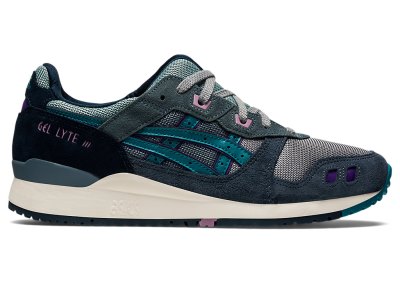 Women's Asics Gel-lyte III OG Sneakers Tarmac/Beryl Green Canada | CA3923-787