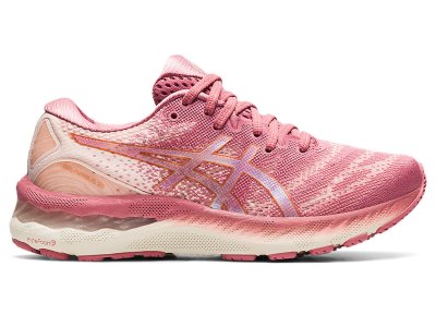 Women's Asics Gel-nimbus 23 Running Shoes Smokey Rose/Pure Bronze Canada | CA8494-760