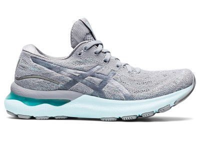 Women's Asics Gel-nimbus 24 Mk Running Shoes Sheet Rock/Piedmont Grey Canada | CA5922-307