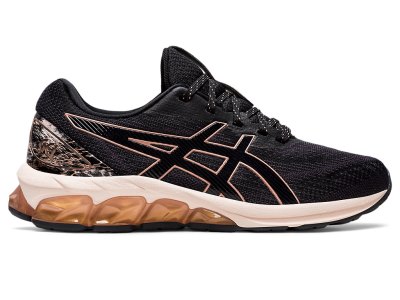 Women's Asics Gel-quantum 180 VII Sneakers Black/Rose Gold Canada | CA6562-097