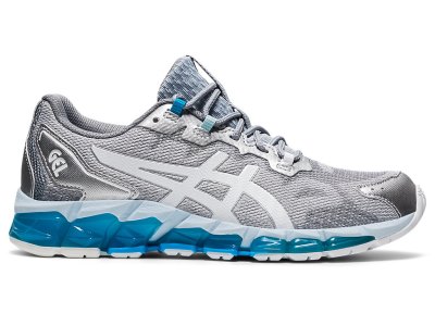 Women's Asics Gel-quantum 360 6 Sneakers Piedmont Grey/Aizuri Blue Canada | CA2514-514