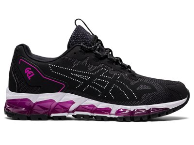 Women's Asics Gel-quantum 360 6 Sneakers Black/Digital Grape Canada | CA6438-027