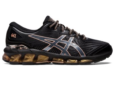 Women's Asics Gel-quantum 360 VII Sneakers Black/Rose Gold Canada | CA0227-781