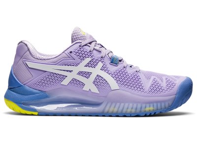 Women's Asics Gel-resolution 8 Tennis Shoes Murasaki/White Canada | CA7604-352