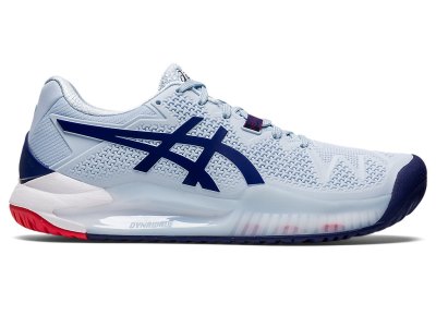 Women's Asics Gel-resolution 8 Tennis Shoes Soft Sky/Dive Blue Canada | CA9455-050