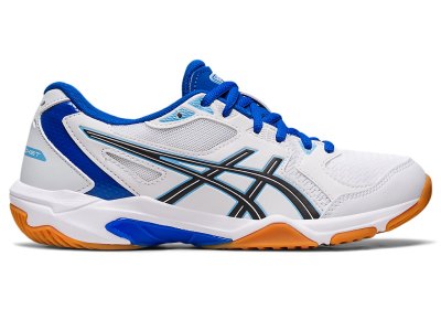 Women's Asics Gel-rocket 10 Volleyball Shoes White/Arctic Blue Canada | CA3512-028