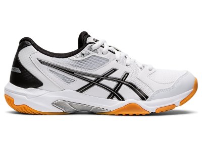 Women's Asics Gel-rocket 10 Volleyball Shoes White/Black Canada | CA4723-726