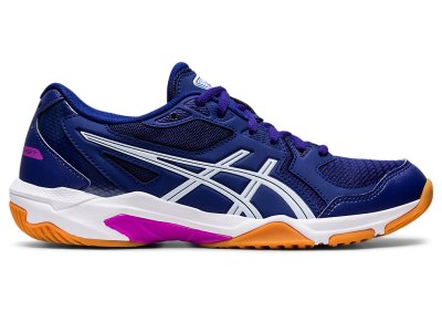 Women's Asics Gel-rocket 10 Volleyball Shoes Dive Blue/Soft Sky Canada | CA6962-454