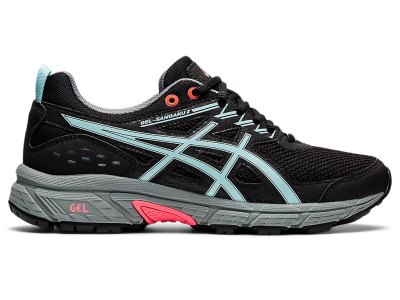 Women's Asics Gel-sangaku 2 Running Shoes Black/Clear Blue Canada | CA7740-020