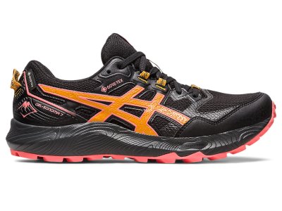 Women's Asics Gel-sonoma 7 GTX Running Shoes Black/Sandstorm Canada | CA6524-370