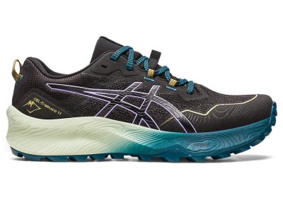 Women's Asics Gel-trabuco 11 Running Shoes Black/Digital Violet Canada | CA7717-313