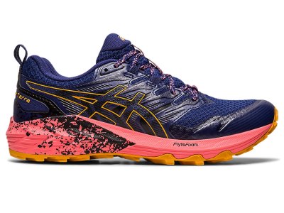 Women's Asics Gel-trabuco Terra Trail Running Shoes Indigo Blue/Sandstorm Canada | CA3223-182