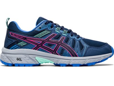 Women's Asics Gel-ventuRE 7 Running Shoes Peacoat/Hot Pink Canada | CA6310-878