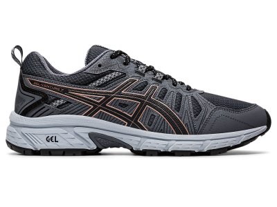 Women's Asics Gel-ventuRE 7 Running Shoes Graphite Grey/Rose Gold Canada | CA7273-354