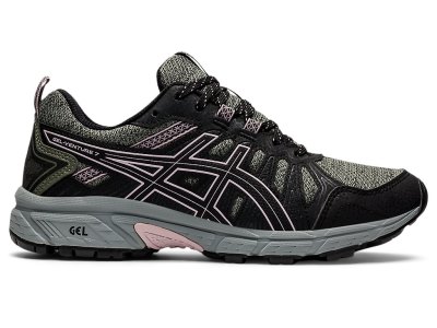 Women's Asics Gel-ventuRE 7 Trail Running Shoes Lichen Green/Watershed Rose Canada | CA2196-248