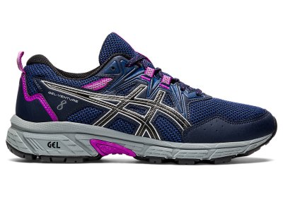 Women's Asics Gel-ventuRE 8 (D) Trail Running Shoes Midnight/Pure Silver Canada | CA6978-231