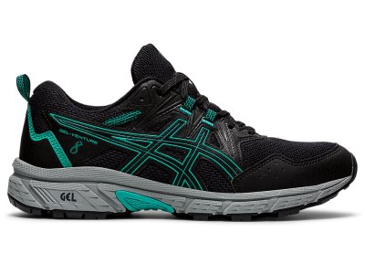 Women's Asics Gel-ventuRE 8 Trail Running Shoes Black/Black Canada | CA9484-782