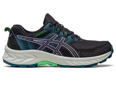 Women's Asics Gel-ventuRE 9 Running Shoes Black/Digital Violet Canada | CA1309-892