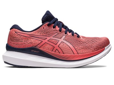 Women's Asics Glideride 3 Running Shoes Papaya/Midnight Canada | CA6667-876