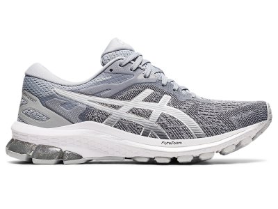 Women's Asics Gt-1000 10 Running Shoes Piedmont Grey/Pure Silver Canada | CA0355-687