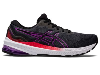 Women's Asics Gt-1000 11 (D) Running Shoes Black/Orchid Canada | CA2561-387