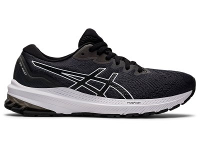 Women's Asics Gt-1000 11 (D) Running Shoes Black/White Canada | CA7059-535