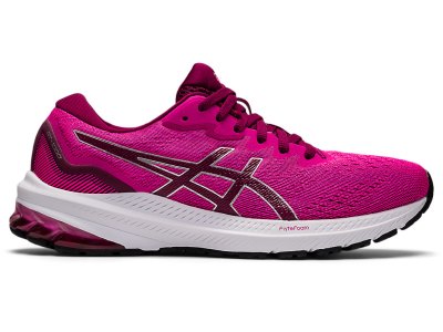 Women's Asics Gt-1000 11 Running Shoes Dried Berry/Pink Glo Canada | CA1974-139