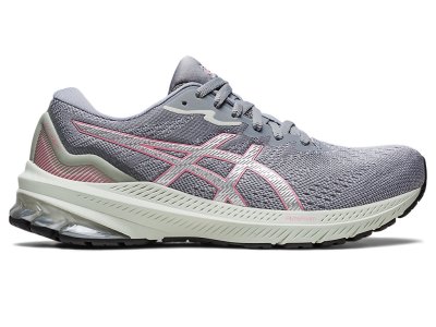 Women's Asics Gt-1000 11 Running Shoes Piedmont Grey/Pure Silver Canada | CA4246-809