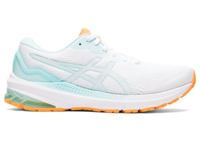 Women's Asics Gt-1000 11 Running Shoes White/Clear Blue Canada | CA8572-833