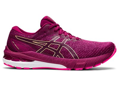 Women's Asics Gt-2000 10 Running Shoes Pink Glo/Champagne Canada | CA5320-361