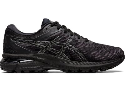 Women's Asics Gt-2000 8 (D) Running Shoes Black/Black Canada | CA3498-679