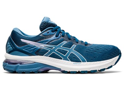 Women's Asics Gt-2000 9 (2a) Running Shoes Mako Blue/Grey Floss Canada | CA3794-040