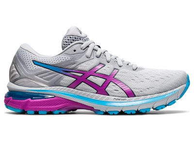 Women's Asics Gt-2000 9 Running Shoes Piedmont Grey/Digital Grape Canada | CA3131-884