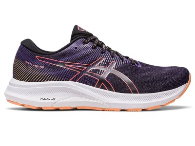 Women's Asics Gt-4000 3 (D) Running Shoes Black/Papaya Canada | CA3075-003