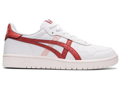 Women's Asics Japan S Netball Shoes White/Red Brick Canada | CA5925-324