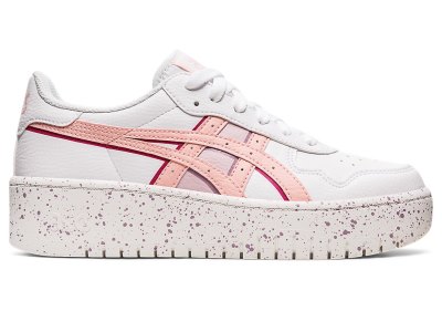 Women's Asics Japan S PF Netball Shoes White/Frosted Rose Canada | CA6864-586