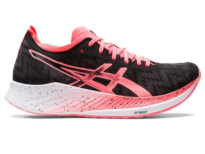 Women's Asics Magic Speed Running Shoes Black/Blazing Coral Canada | CA4068-797