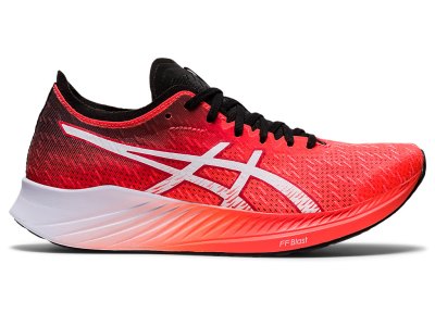 Women's Asics Magic Speed Running Shoes Sunrise Red/White Canada | CA5662-981