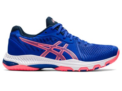 Women's Asics Netburner Ballistic FF 2 Volleyball Shoes Lapis Lazuli Blue/Blazing Coral Canada | CA3382-675