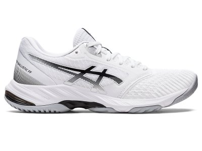 Women's Asics Netburner Ballistic FF 3 Volleyball Shoes White/Black Canada | CA2557-359