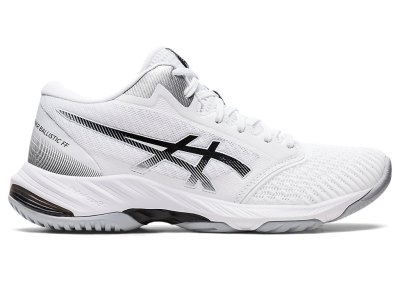 Women's Asics Netburner Ballistic FF MT 3 Volleyball Shoes White/Black Canada | CA1658-543