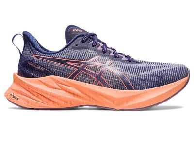 Women's Asics Novablast 3 LE Running Shoes Indigo Blue/Papaya Canada | CA8454-106