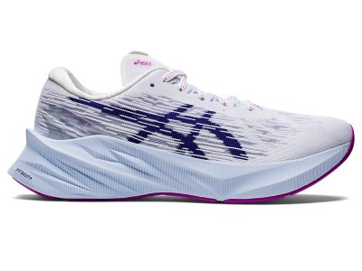 Women's Asics Novablast 3 Running Shoes White/Dive Blue Canada | CA2755-469