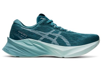 Women's Asics Novablast 3 Running Shoes Misty Pine/Smoke Blue Canada | CA8827-657