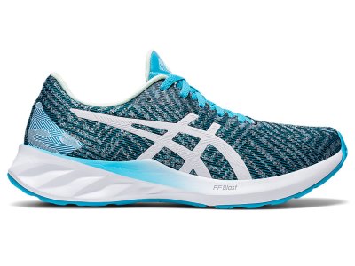 Women's Asics Roadblast Running Shoes Aquarium/White Canada | CA4814-135