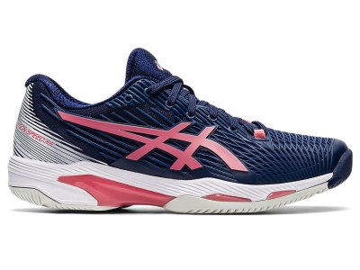 Women's Asics Solution Speed FF 2 Tennis Shoes Peacoat/Smokey Rose Canada | CA5812-711