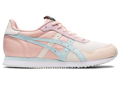 Women's Asics Tiger Runner Sneakers Cream/Aqua Angel Canada | CA0150-009