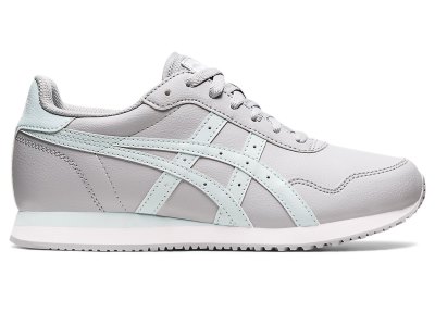 Women's Asics Tiger Runner Sneakers Piedmont Grey/Aqua Angel Canada | CA9222-929